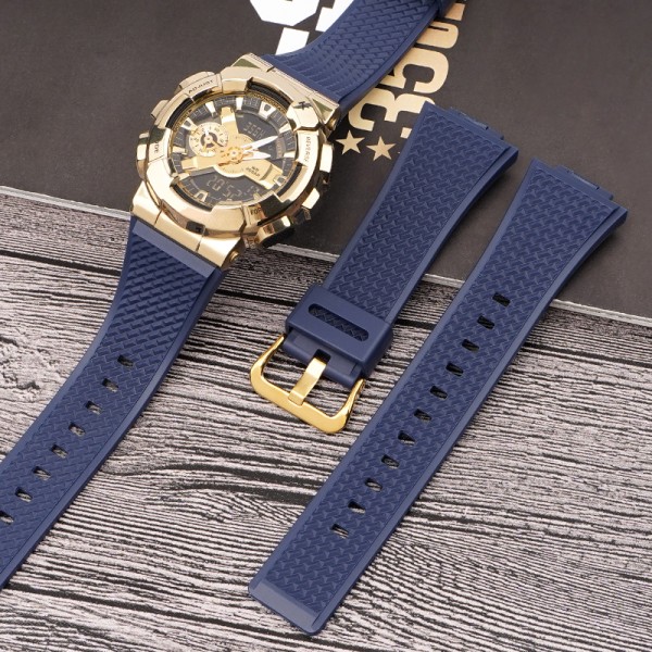 Ремінець для Casio G-Shock GA-100/110 Dark Blue GD