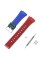 Ремінець для Casio G-Shock GA-100/110 Transl-Red-Blue SI