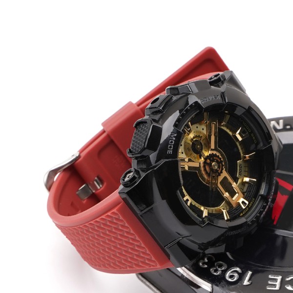 Ремінець для Casio G-Shock GA-100/110 Red BK
