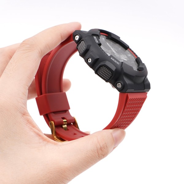 Ремінець для Casio G-Shock GA-100/110 Red SI