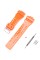 Ремінець для Casio G-Shock GA-100/110 Orange-Glossy SI