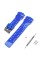 Ремінець для Casio G-Shock GA-100/110/120 Blue-Glossy BK