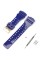 Ремінець для Casio G-Shock GA-100/110/120 Dark Blue-Glossy GD