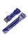 Ремінець для Casio G-Shock GA-100/110/120 Dark Blue-Glossy BK