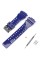 Ремінець для Casio G-Shock GA-100/110/120 Dark Blue-Glossy BK