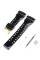 Ремешок для Casio G-Shock GA-100/110/120 Black-Glossy GD