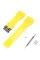 Ремінець для Casio G-Shock GA-100/110/120 Yellow-Glossy BK