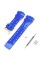 Ремінець для Casio G-Shock GA-100/110/120 Blue-Glossy GD