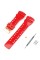 Ремінець для Casio G-Shock GA-100/110/120 Red-Glossy GD