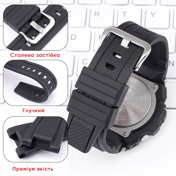 Ремінець для Casio G-Shock GST-W300 Red BK