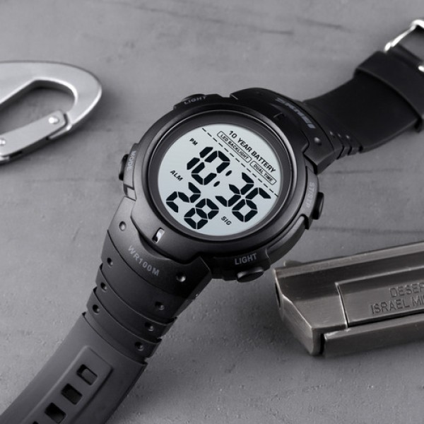Годинник наручний Skmei 1560 Black-Gray