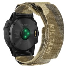 Ремешок для часов Hemsut HGA131 Military nylon strap with Velcro Garmin Camo Brown 26 mm