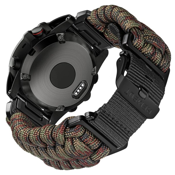 Ремешок для часов Hemsut HGA145 Rugged Paracord Military Garmin 22 mm