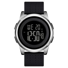 Годинник наручний Skmei 1502SI Black-Silver