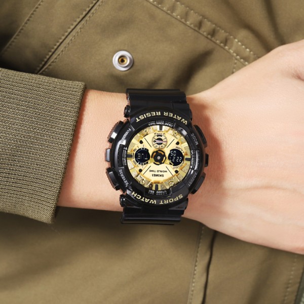 Годинник наручний Skmei 2118BKGD Black-Gold