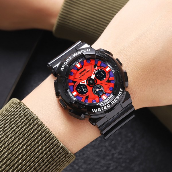 Годинник наручний Skmei 2118BKBU Black-Blue