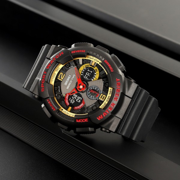 Годинник наручний Skmei 2118BKRD Black-Red