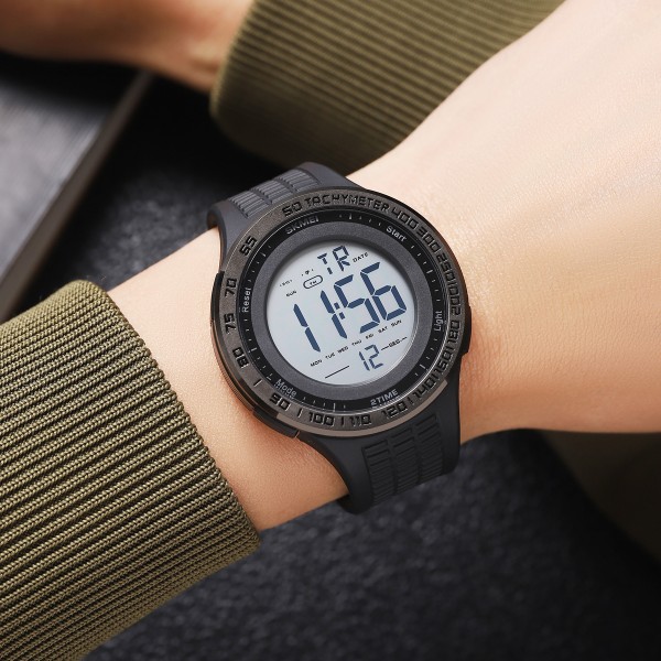Годинник наручний Skmei 2155BKWT Black-White