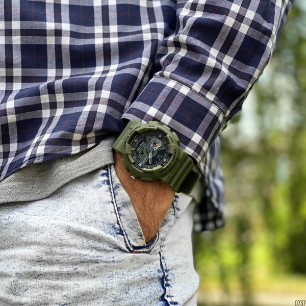Годинник наручний Skmei 1688AG Army Green.
