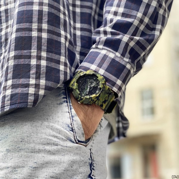 Годинник наручний Skmei 1688 Green-Black Military