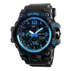 Годинник наручний Skmei 1155 Black Blue