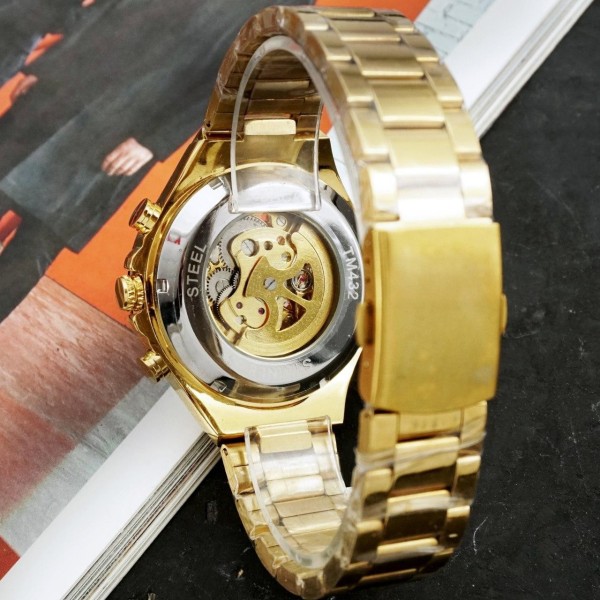 Winner 8067 Gold-Black-Black Red Cristal