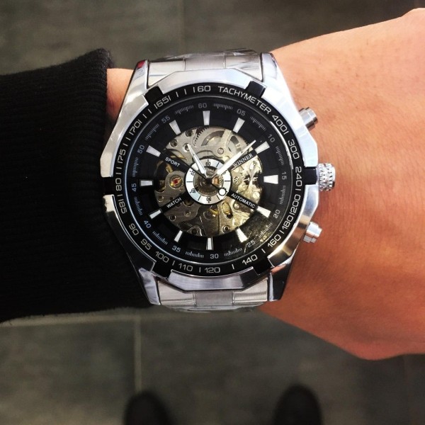 Winner 8042 Silver-Black-Silver
