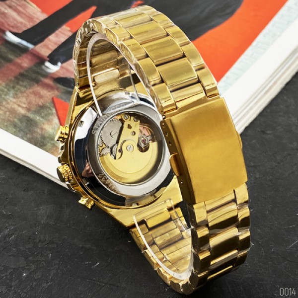 Winner 8067 Gold-Black-Gold Red Cristal