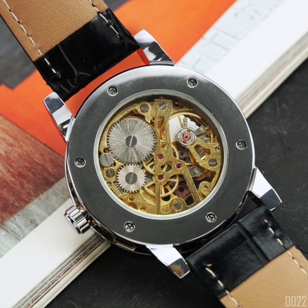 Winner 8012 Diamonds Automatic Black-Silver-Gold-Black