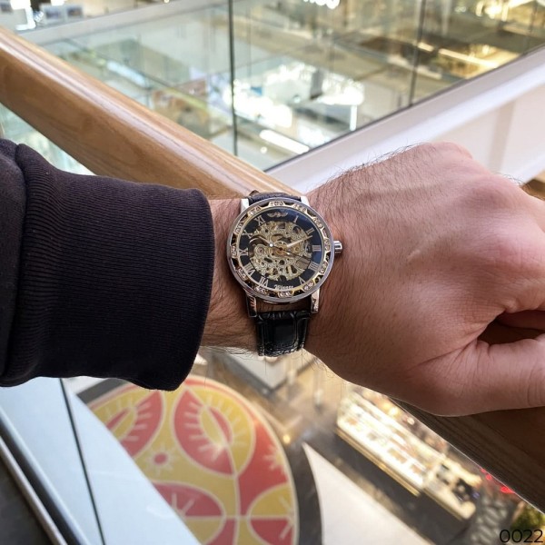 Winner 8012 Diamonds Automatic Black-Silver-Gold-Black