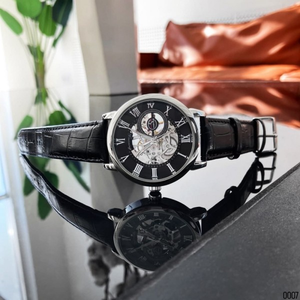 Годинник наручний Forsining 8099 Black-Silver-Black