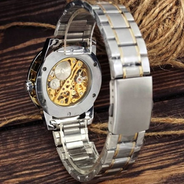 Winner 8008 Automatic Silver-Gold