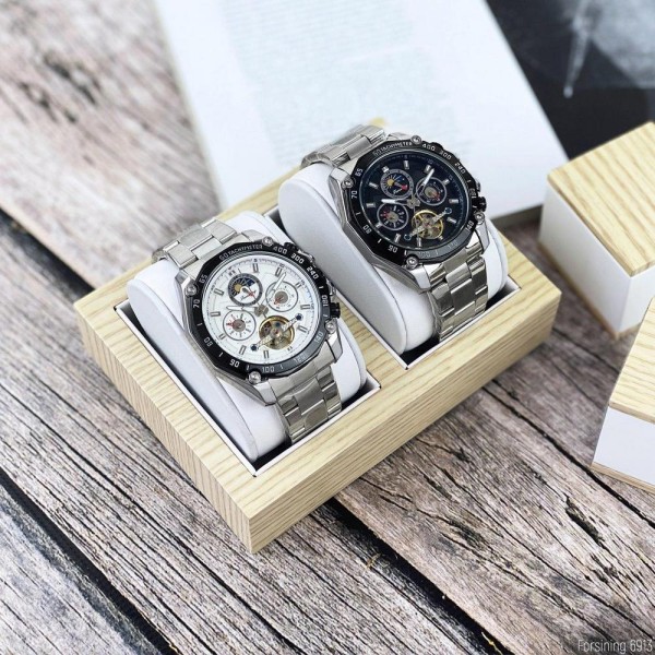Forsining 6913 Silver-White-Black