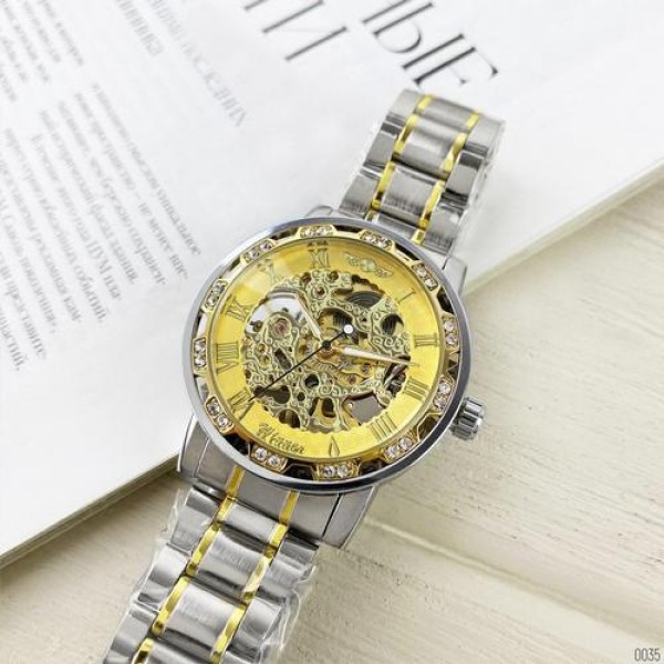 Winner 8012 Diamonds Automatic Silver-Gold