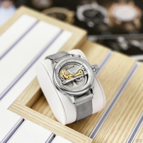 Forsining 9418 All Silver Diamonds