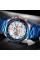 Годинник наручний Forsining 6909 Blue-Cuprum-White