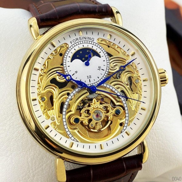 Forsining 8177 Gold-Brown