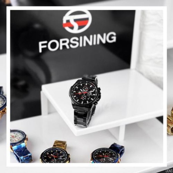 Forsining 6909 All Black-Red