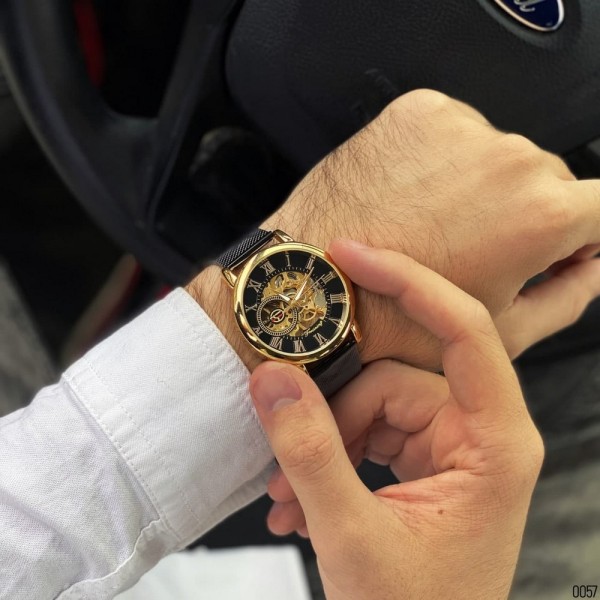 Forsining 8099  Black-Gold-Black