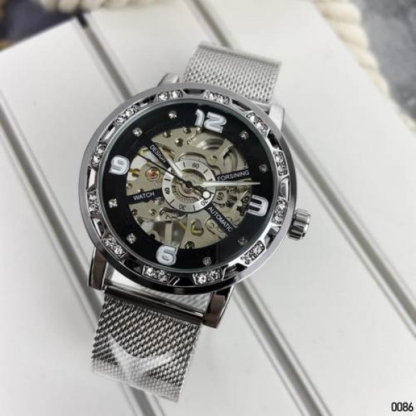 Forsining 8209 Silver-Black