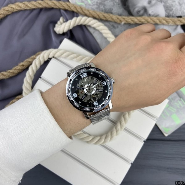 Forsining 8209 Silver-Black
