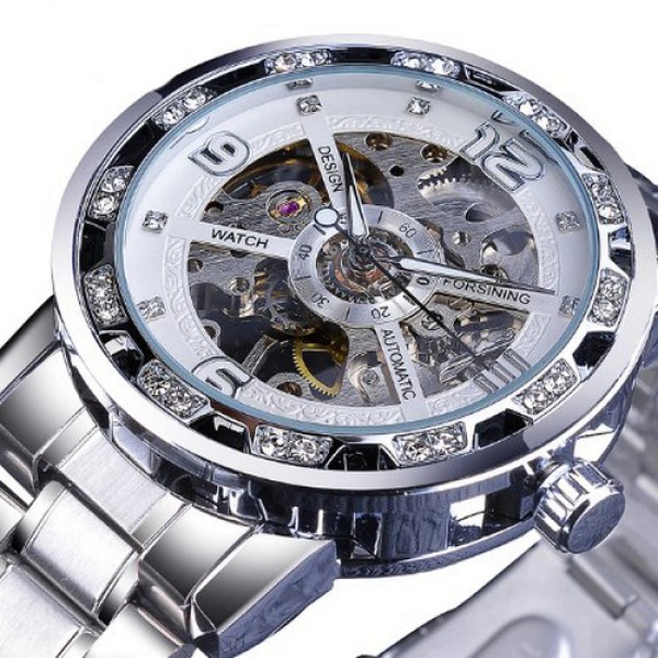 Forsining 8209 Silver-White