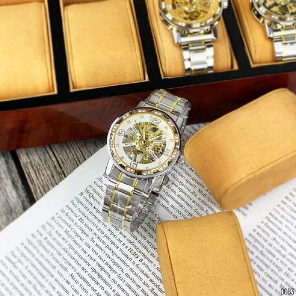 Forsining 8209 Silver-Gold-White
