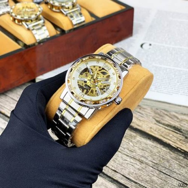 Forsining 8209 Silver-Gold-White