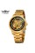 Годинник наручний Forsining 8173 Gold-Black Steel