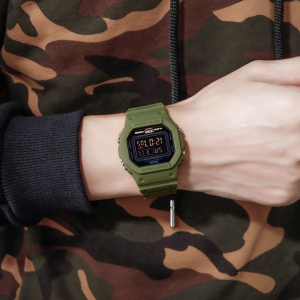 Годинник наручний Skmei 1628 Military-Black