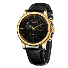 Годинник наручний Forsining 6916 Gold-Black