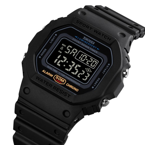Годинник наручний Skmei 1628 All Black