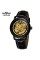 Годинник наручний Forsining 8173 All Black-Gold Leather