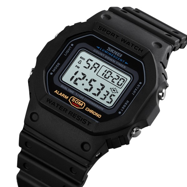 Годинник наручний Skmei 1628 Black